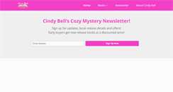 Desktop Screenshot of cindybellbooks.com