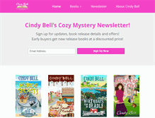 Tablet Screenshot of cindybellbooks.com